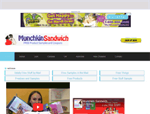 Tablet Screenshot of munchkinsandwich.com